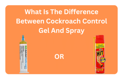 What Is The Difference Between Cockroach Control Gel And Spray