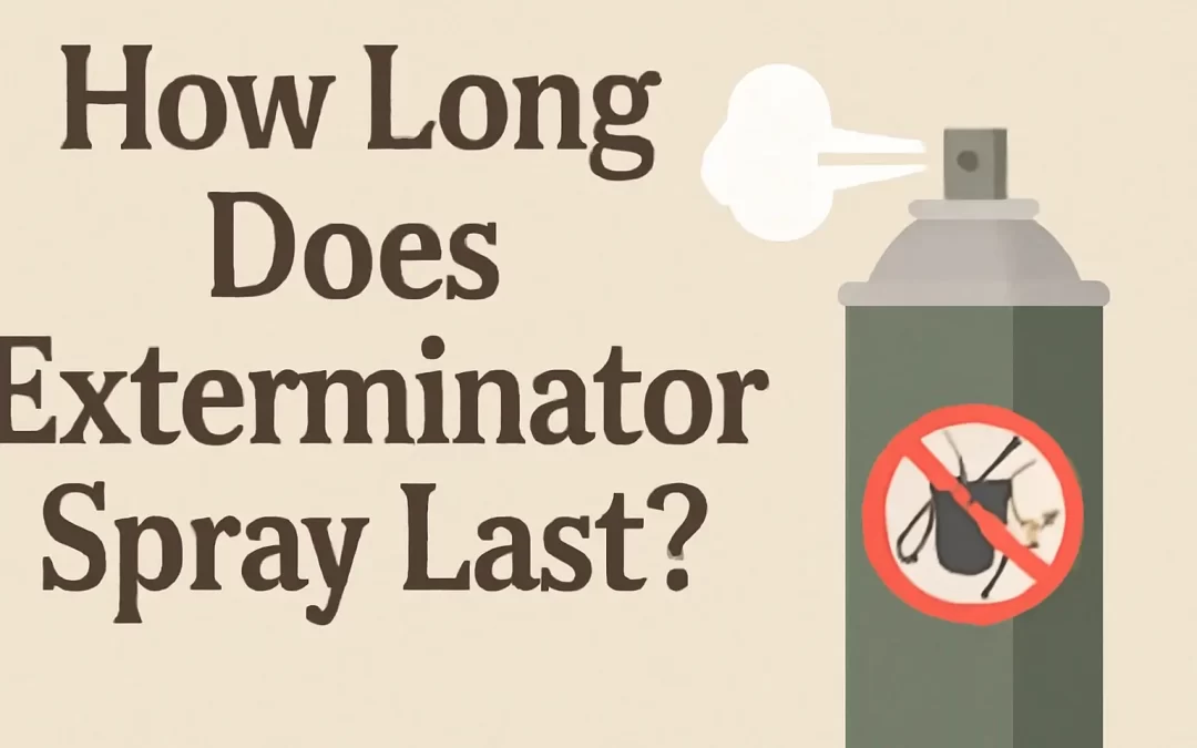 How Long Does Exterminator Spray Last